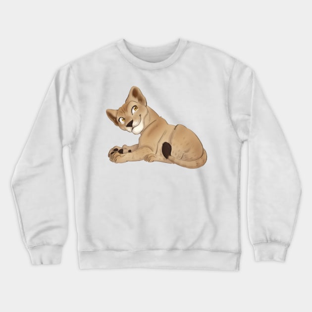 Lion cub Crewneck Sweatshirt by PaulaBS